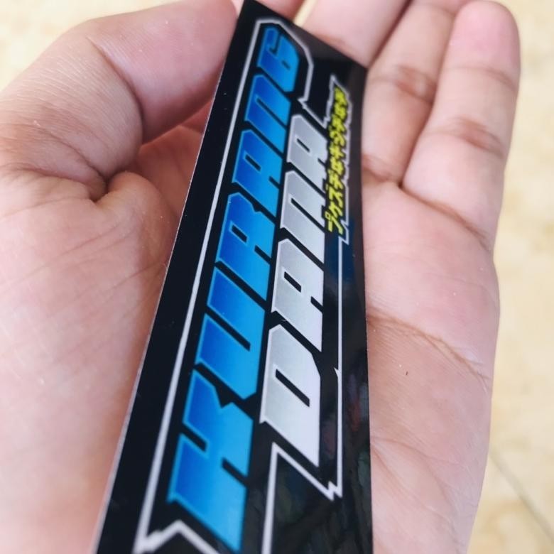 

reankamart Stiker Kurang Dana Stiker Bengkel Balap Racing Herex Vynil Anti Air Bijian ||