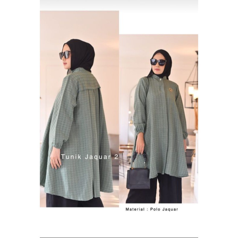 [ONLINE EXCLUSIVE] Tunik Jaguar 2 Premium Original Winody Terlaris Tunik Bahan Polo Jaguar Import