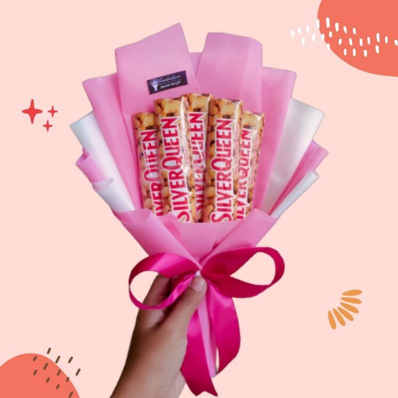 

U7M PROMO !!! READY STOCK BUKET COKLAT MIX BUNGA BUKET VALENTINE KADO VALENTINE K7Z