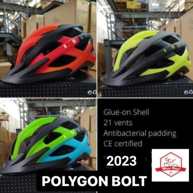 Helm Sepeda Polygon Bolt New Mtb Roadbike Sepeda Lipat