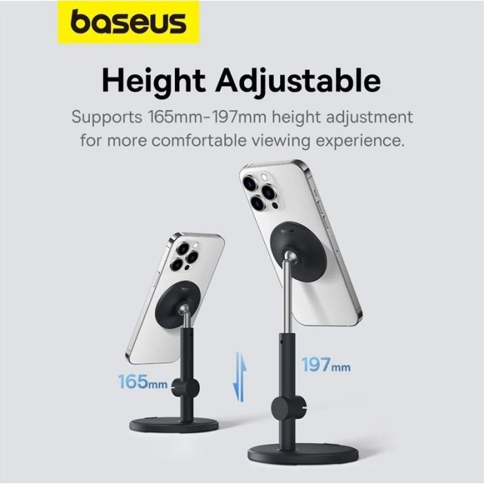 Best Baseus Magpro Desktop Magnetic Phone Stand Adjustable Phone Holder Gratis Ongkir