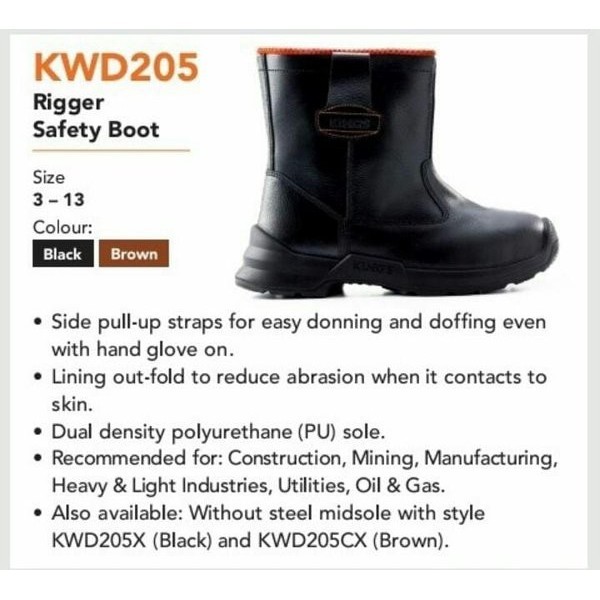 Safety Shoes King'S Kwd 205 X / Sepatu Safety Kings Kwd 205 X