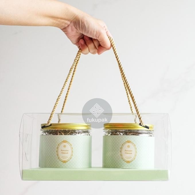 

SIAP KIRIM BOX MIKA TALI 2 TOPLES | HAMPER COOKIES CAKE SOUVENIR GOODIE BAG-20PCS