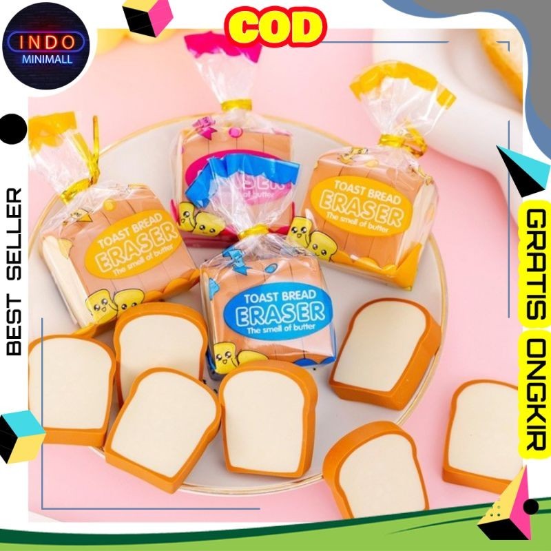 

1 SET PENGHAPUS BENTUK ROTI - ERASER BENTUK ROTI TAWAR SA57
