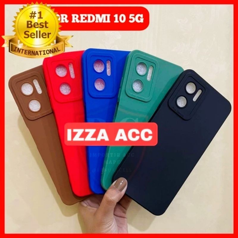 SofeCese/Silikon Hp Pro Camera Xiomi Redmi Not 10/ Not 10 5G Bahan Candy Case Full Color 3D Silikon 