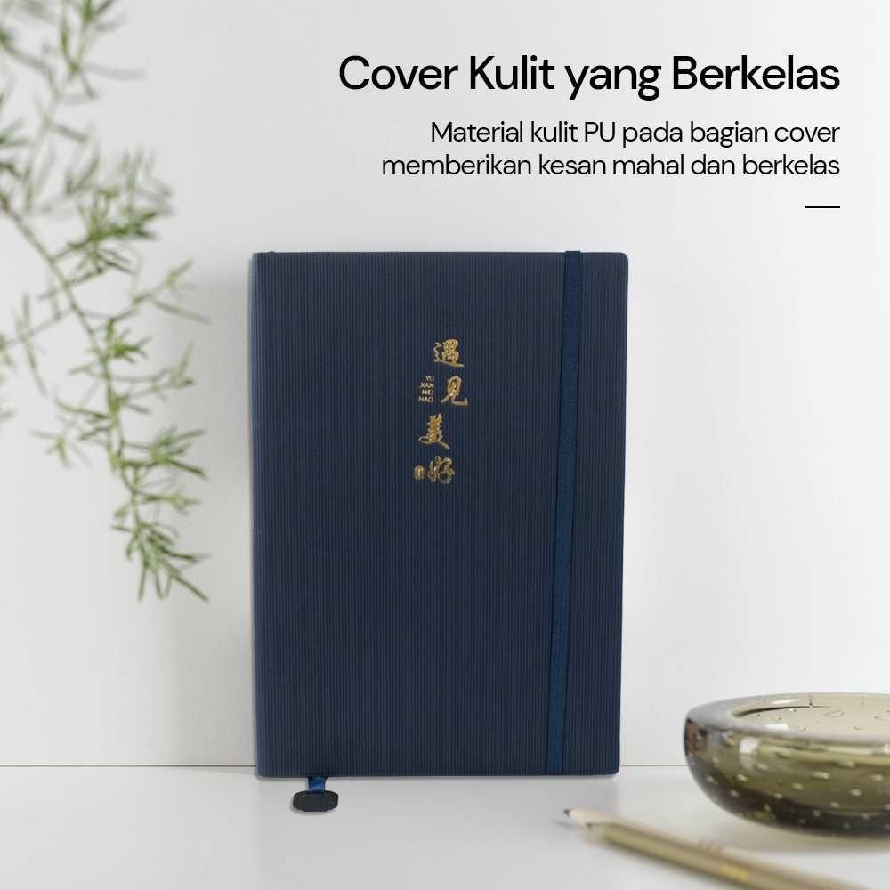 

YU JIAN MEI HAO Buku Catatan Harian Notebook Jurnal Cover Kulit A5 - V5