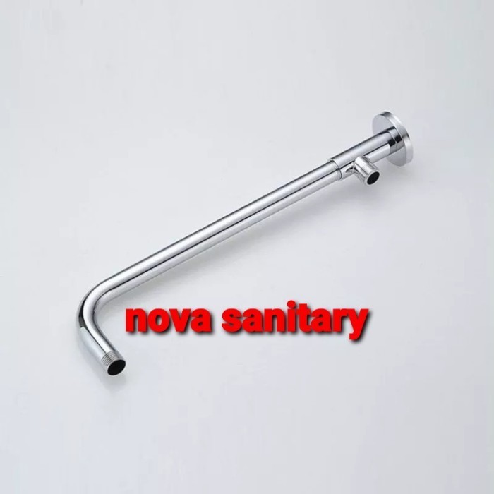 Pipa Wall Shower Head Tanpa Bobok / Shower Arm / Shower Mandi