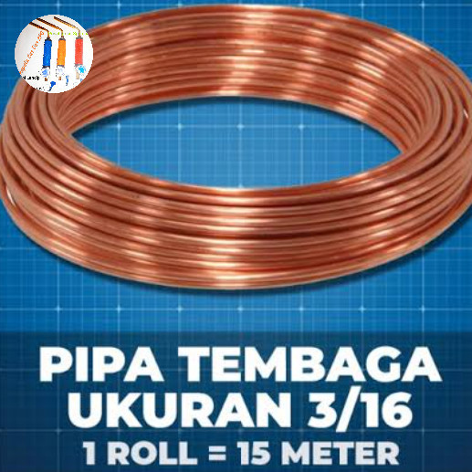 Pipa Tembaga 3/16 Roll Tebal