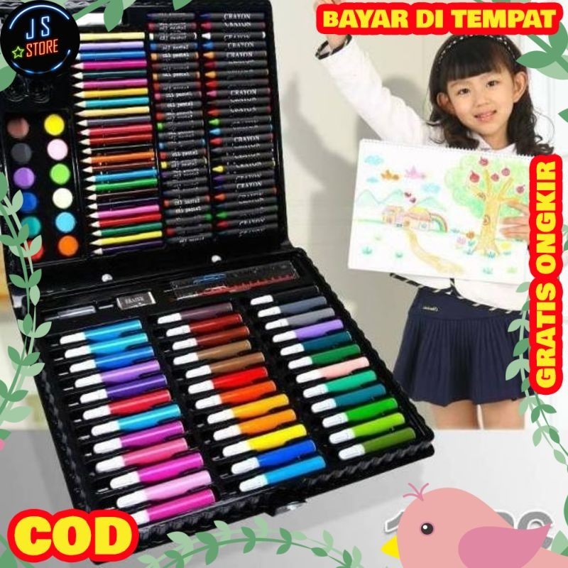 

SALE Crayon Set 150 pcs - Krayon Set / Art Set / Perlengkapan Menggambar SB6