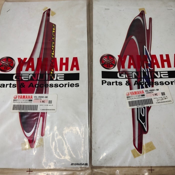 graphic striping stiker mio sporty mio lama 2006 2007 merah original