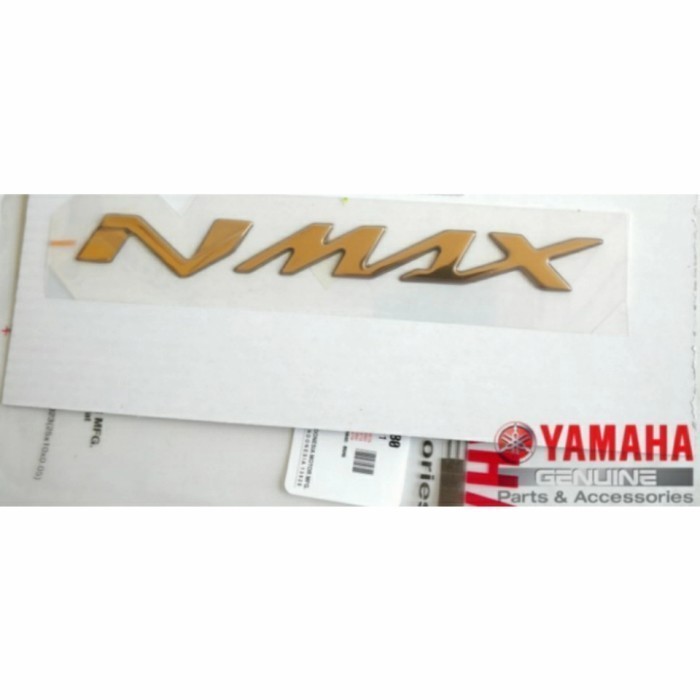 EMBLEM LOGO TULISAN NMAX, N MAX NEW 2021 Gold 2021 ORIGINAL YAMAHA