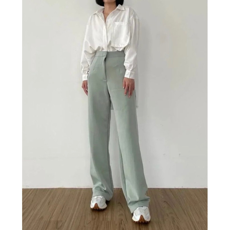 [ONLINE EXCLUSIVE] NANDA LONG PANT / CELANA WANITA / OCLO OFFICIAL / CELANA PANJANG / CELANA KULOT