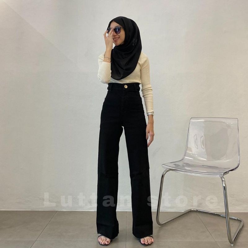 [ONLINE EXCLUSIVE] Luttan Kolassa Cullote Jeans