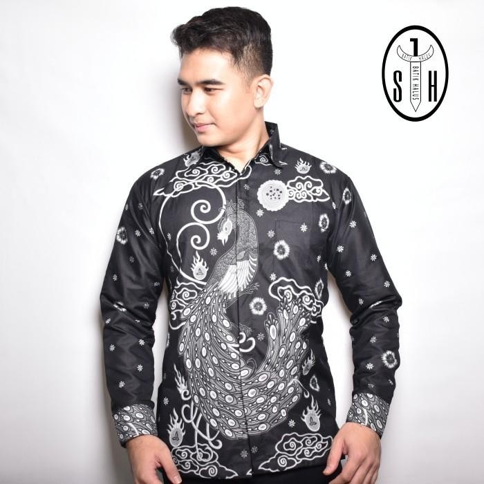 Sultan Hadi / Batik / Batik Pria Lengan Panjang / Batik Cowok / Merak