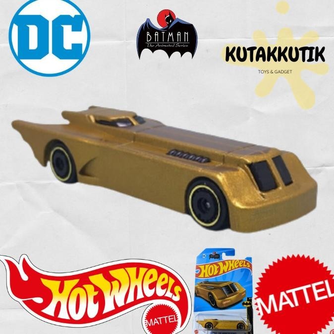 Hot Wheels Mobil Batman The Animated Series Emas Gold Lot P 2023