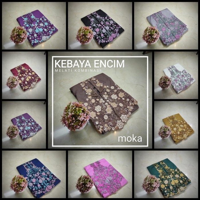 Naenggo Bahan Kebaya Bordir/Kain Kebaya/Bakal Kebaya