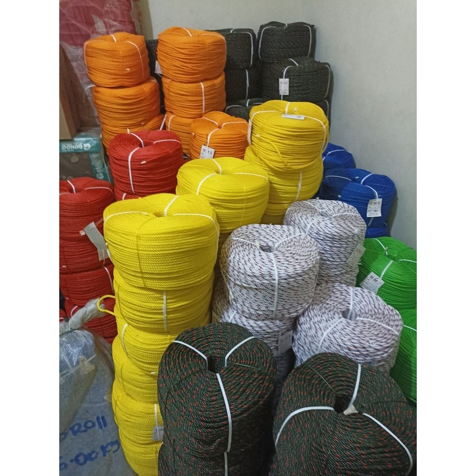 Tali Tambang Plastik 5Mm Per Roll - Tambang Plastik 5 Mm Perroll