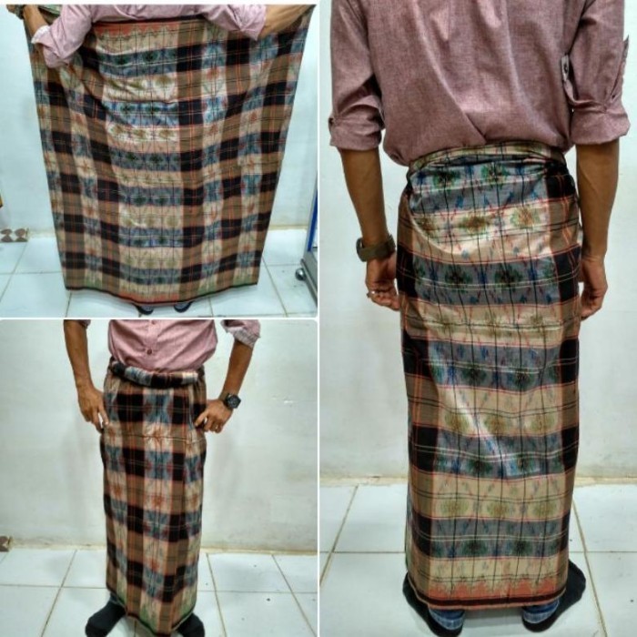 Naenggo Kain Sarung Tenun Tajung Gebeng Palembang