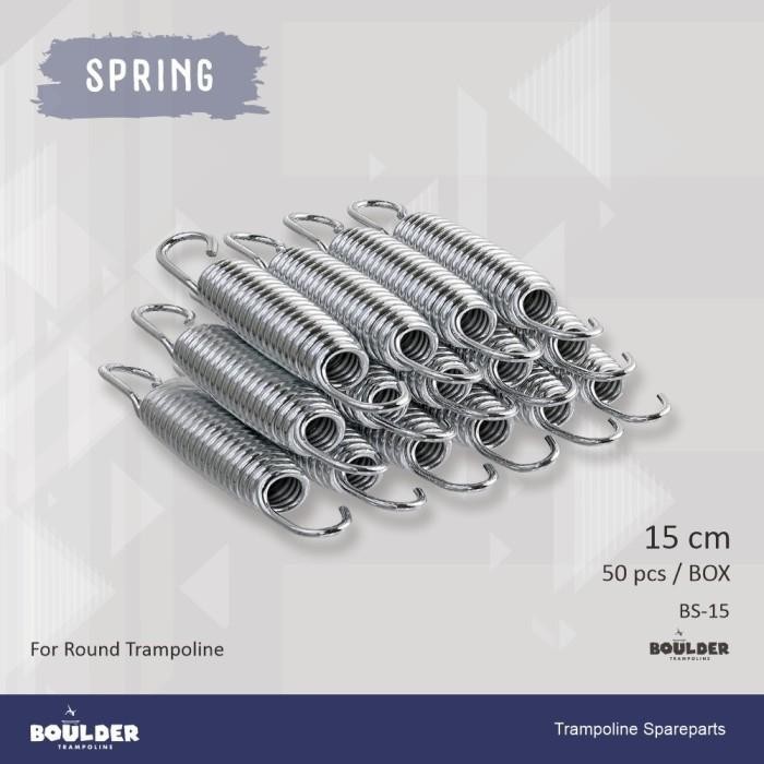 BOULDER ROUND TRAMPOLINE 8FT