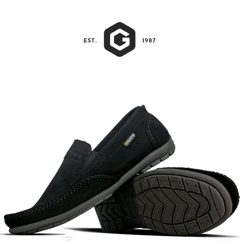 Sepatu GATS - HK 0002 - Pria Slip On Casual