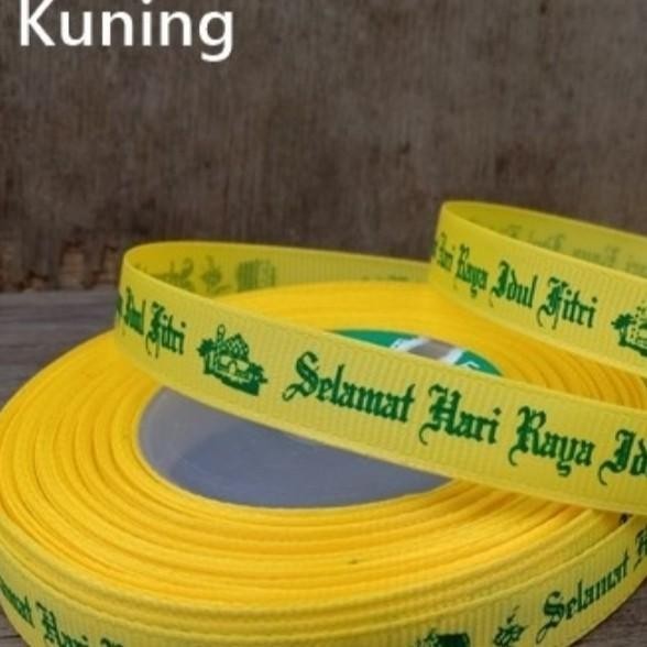 

Pita Lebaran / Pita Idul Fitri Grosgrain 1.2Cm Per Roll 027