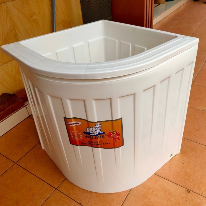 Gentong Bak Mandi Ember Besar Jumbo Xtra Pvc Lux Premium Walrus Putih