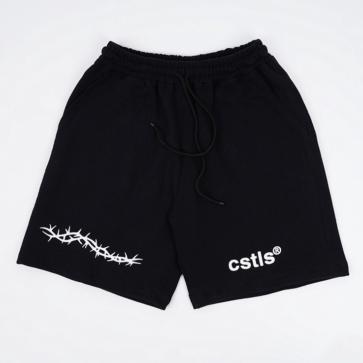 [ONLINE EXCLUSIVE] Castles.id THORNS Short Pants Black