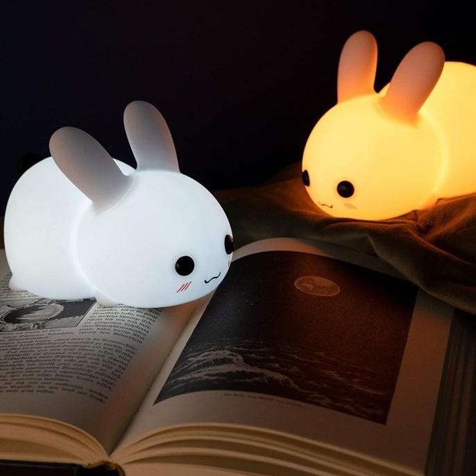 Lampu Tidur Anak LED Karakter Kelinci Lucu | Cute Rabbit Bunny Lamp