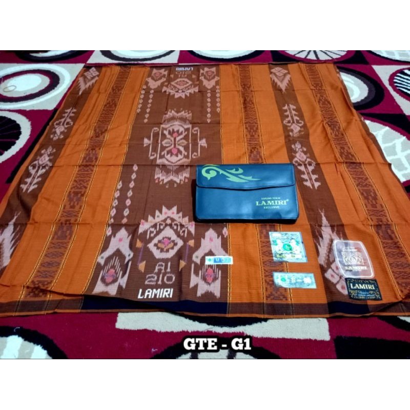 Sarung LAMIRI Songket Sutra Motif GTE