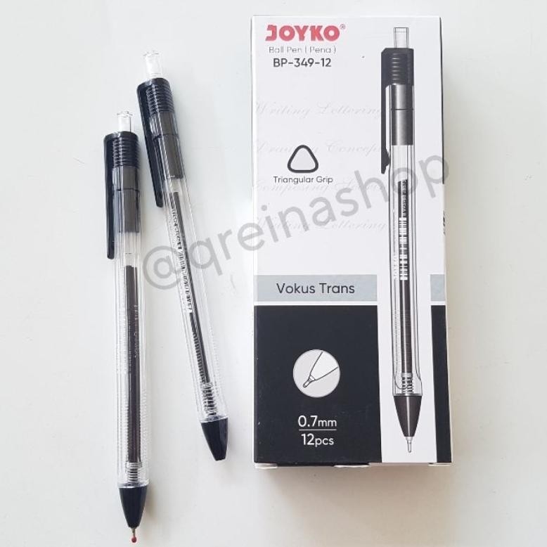 

pena / bolpoin joyko BP-349-12 isi 3 pack