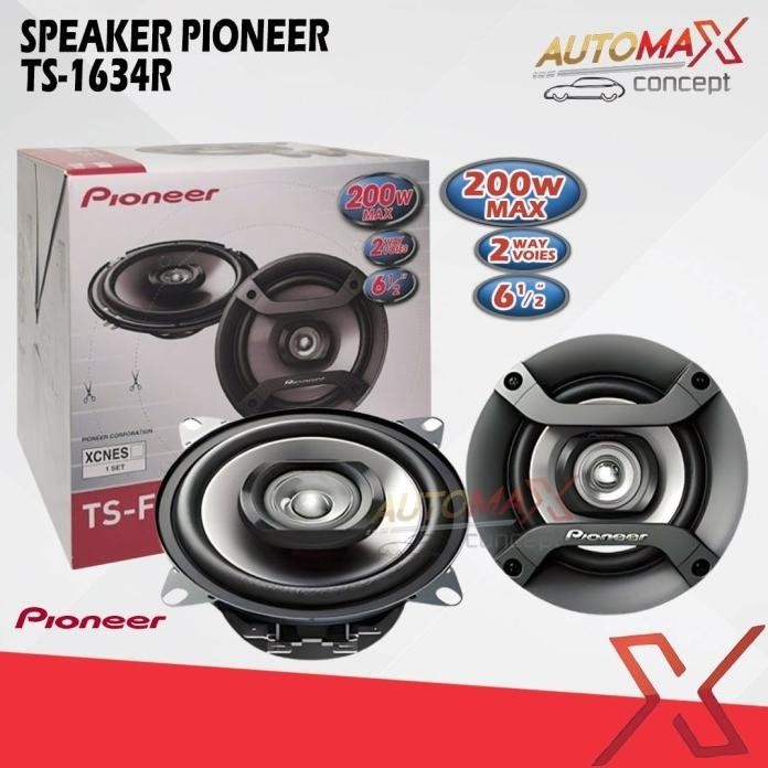 Sale Speaker Pioneer 1634 Coaxial / Ts-F1634R - Ts-F 1634R Gratis Ongkir