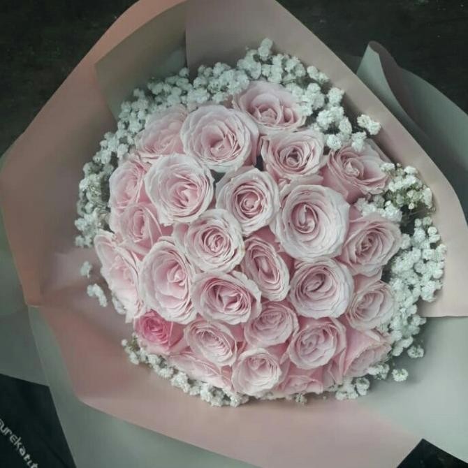 Roses Bouquet / Hand Bouquet Bunga Mawar Asli Fresh Flower OS17