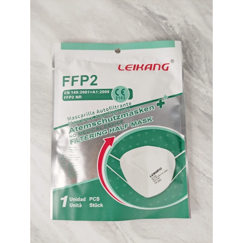 Masker Putih Fashion Leikang Lk-008 Ffp2 Nicholasdeeturnertee