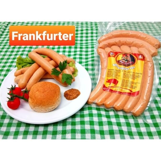 

Sosis Babi Meat Lovers - Frankfurter 400 Gram (8Pcs) | Legaza