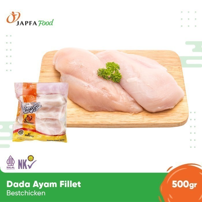 Bestchicken Dada Ayam Fillet - Dada Ayam Boneless Tanpa Kulit 500 gr