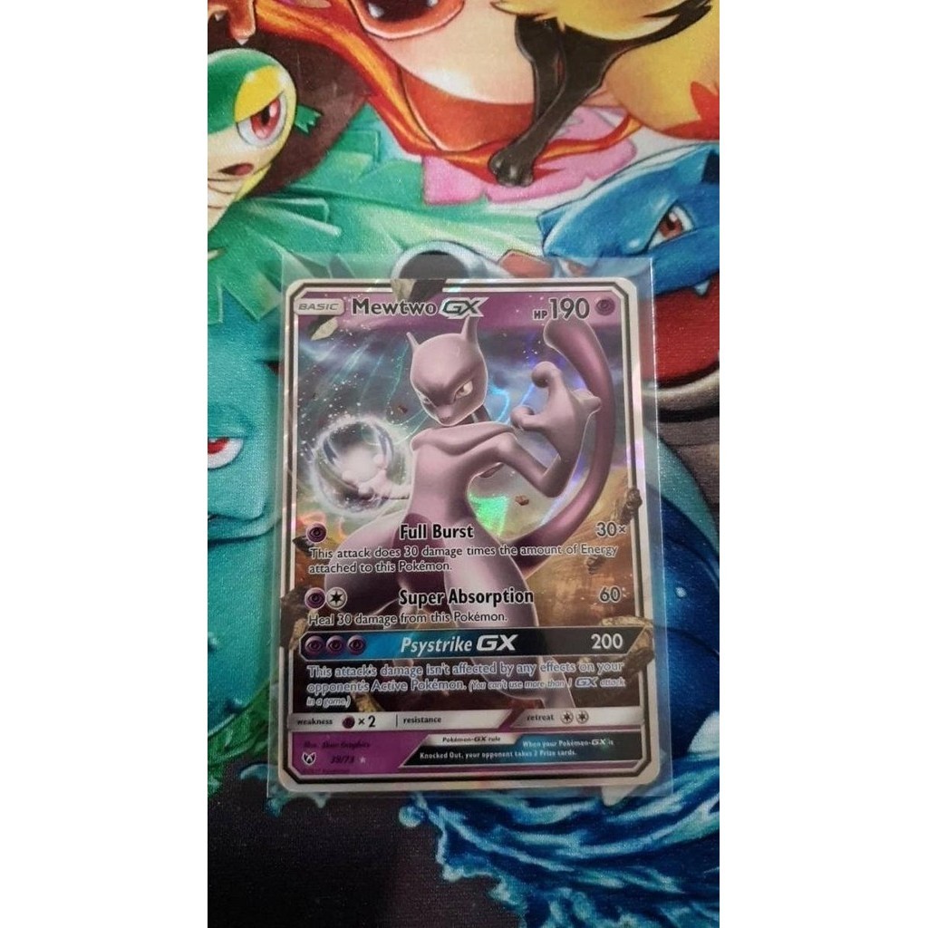 [Baru] Mewtwo Gx - 3973 - Ultra Rare Sun Moon: Sl Pokemon Card