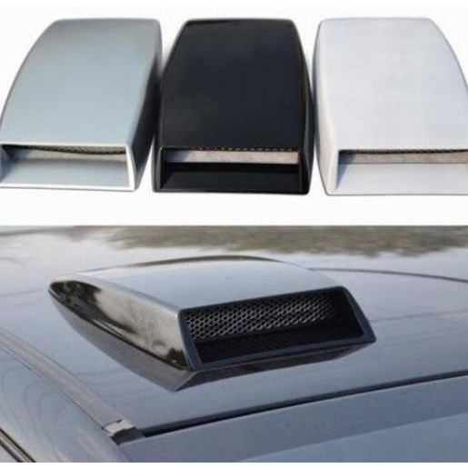 [Ori] Airflow Air Flow Kap Mesin Mobil Model Kecil / Air Scoop Kecil - Putih