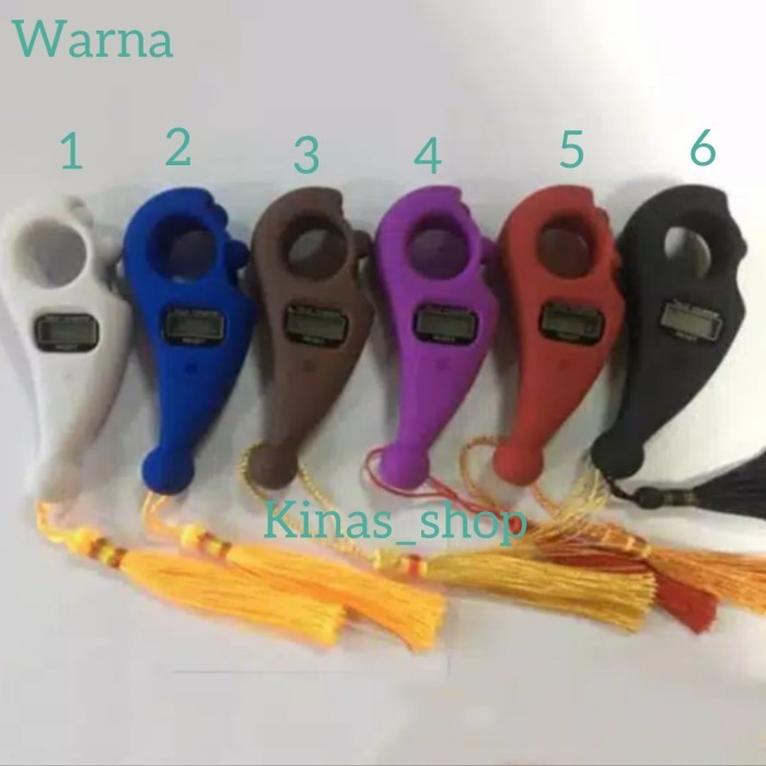 COD Tasbih digital kayu LED LAMPU IJO