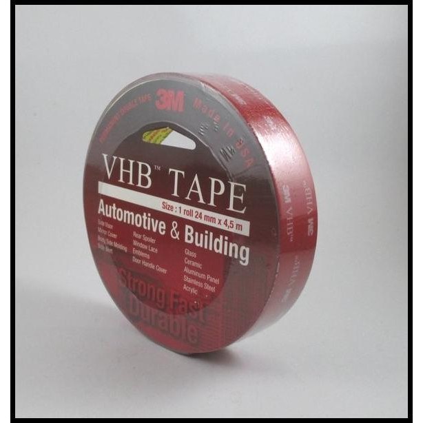 

TERMURAH 3M VHB DOUBLE TAPE , 24 MM X 4.5 M !!!!!!!