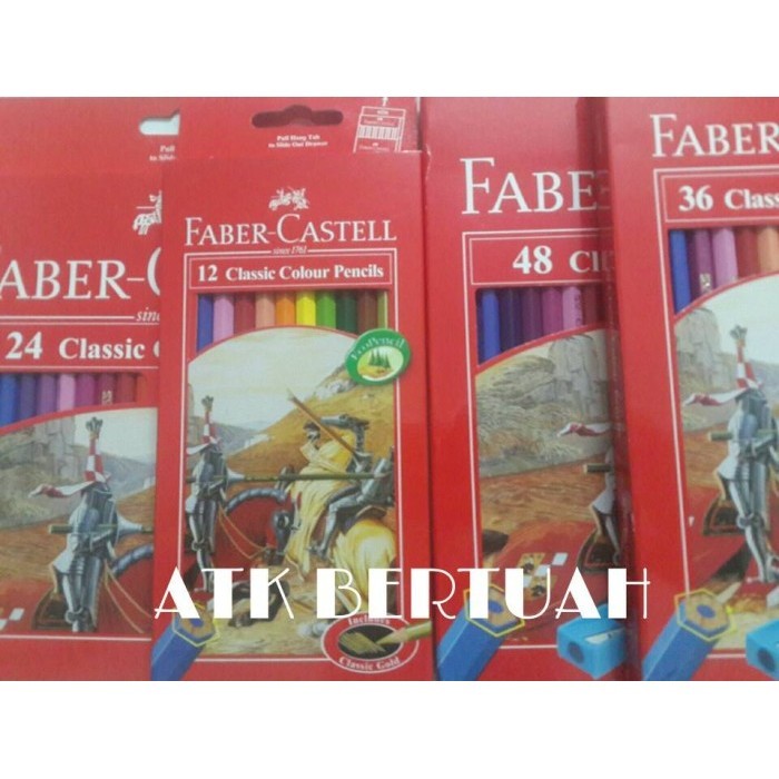 

Bagus Pensil Warna Faber Castell 24 Classic Trendi