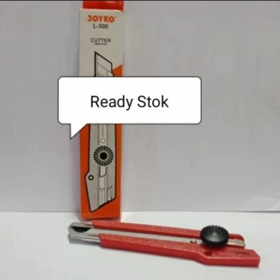 

Cutter Besar Joyco L500 Pemotong Kertas plastik Kain Pisau Kater Merah
