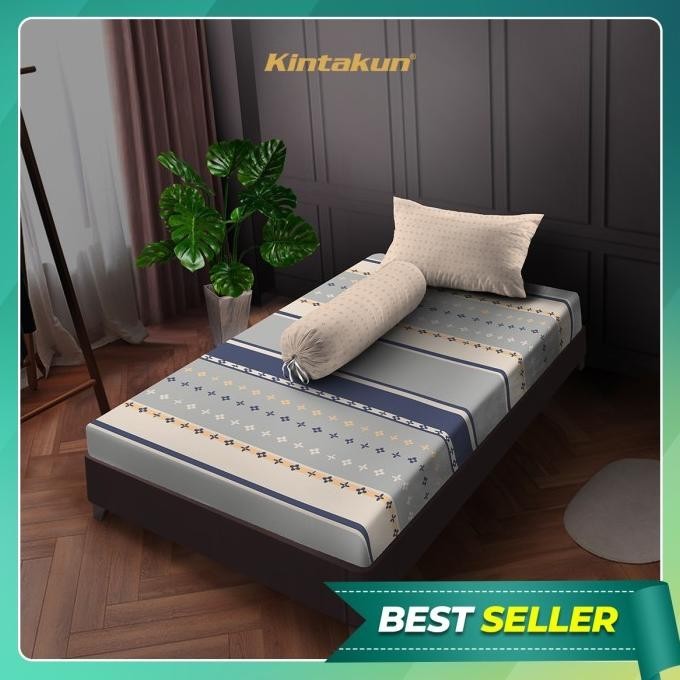 Kintakun Sprei 100x200 / 120x200 Madana Aesthetic Dluxe 20cm Krem