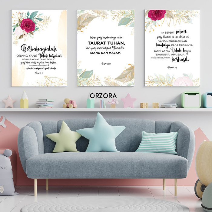 Poster Rohani Kristen / Dekorasi Rumah /Poster Inspirasi(Ap30012)