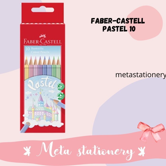 

Hadir Pensil Warna / Colour Pencil 10 Warna Faber Castell Limited