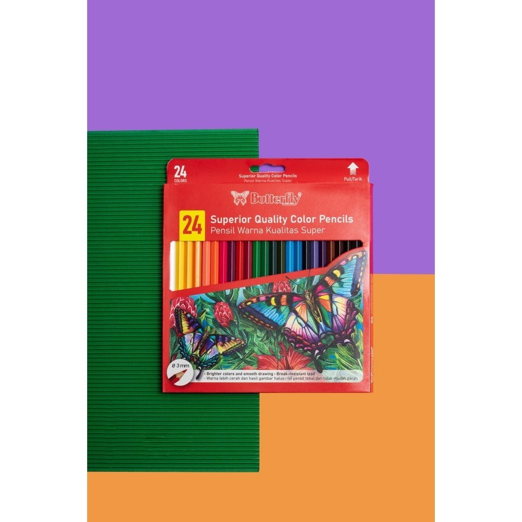 

Promo Bulan Ini Butterfly Pensil Warna - 24 Warna Sale!!!