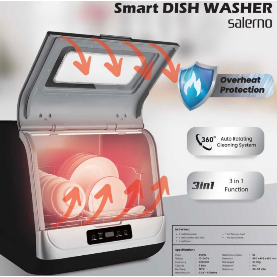 BOLDe SALERNO Smart Dishwasher Mesin Pencuci Piring