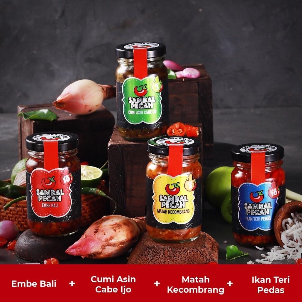 

SALE PRODUK Sambal Pecah - Baby Cumi Sambal Ijo Premium Higienis Best Seller TERLARIS