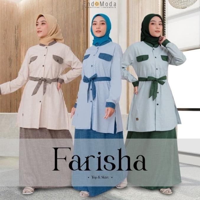New Setelan Endomoda Farisha Original