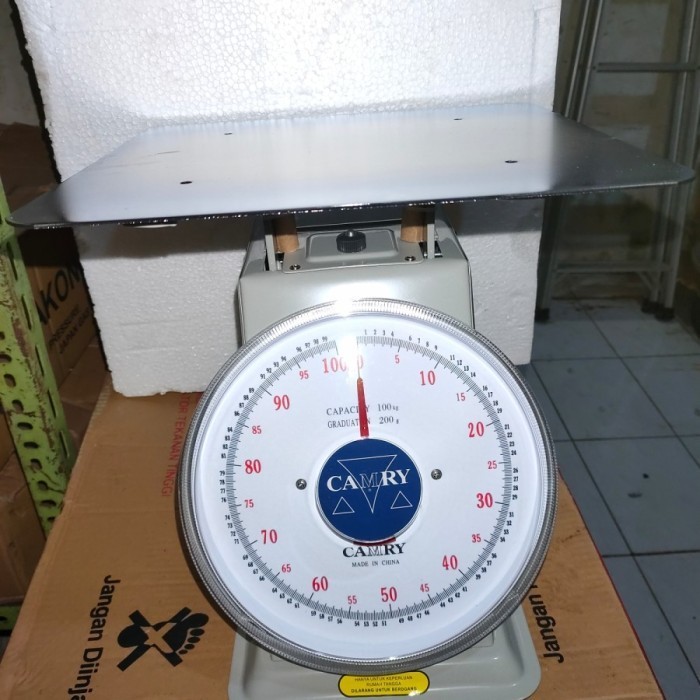 Timbangan Duduk Manual Camry/Mercy Plat Besi 50Kg, 60Kg, 100Kg, 120Kg