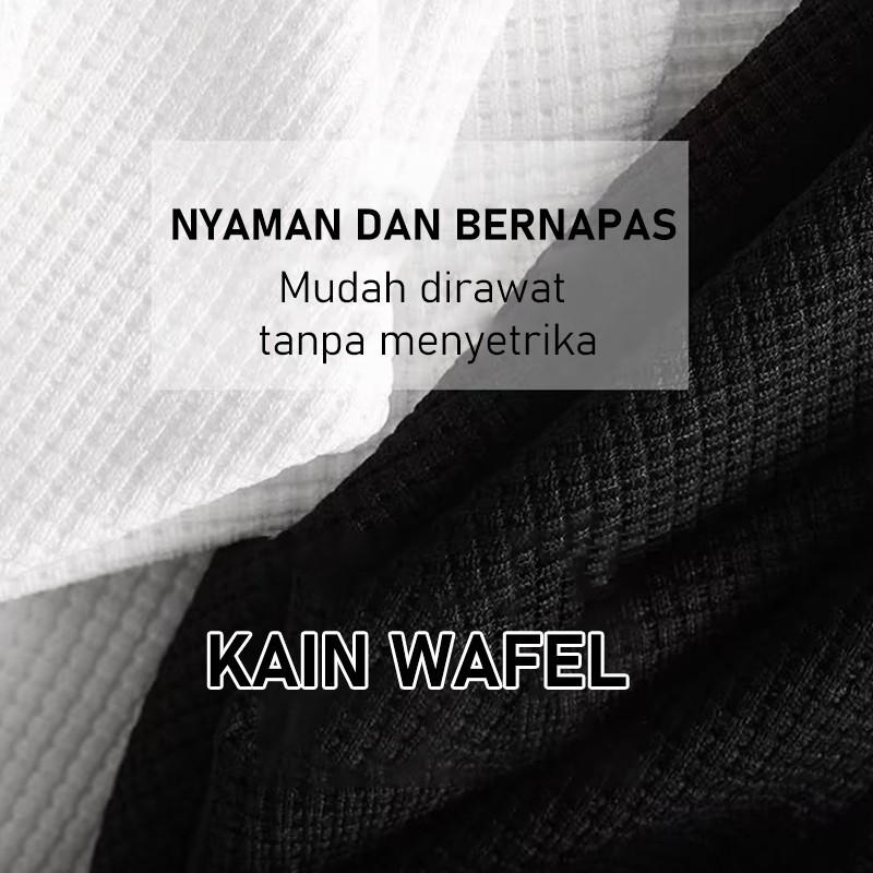 [LOOK STYLISH] kemeja korean style pria putih Sulaman bamboo 2023 dewasa shirt oversize Kasual